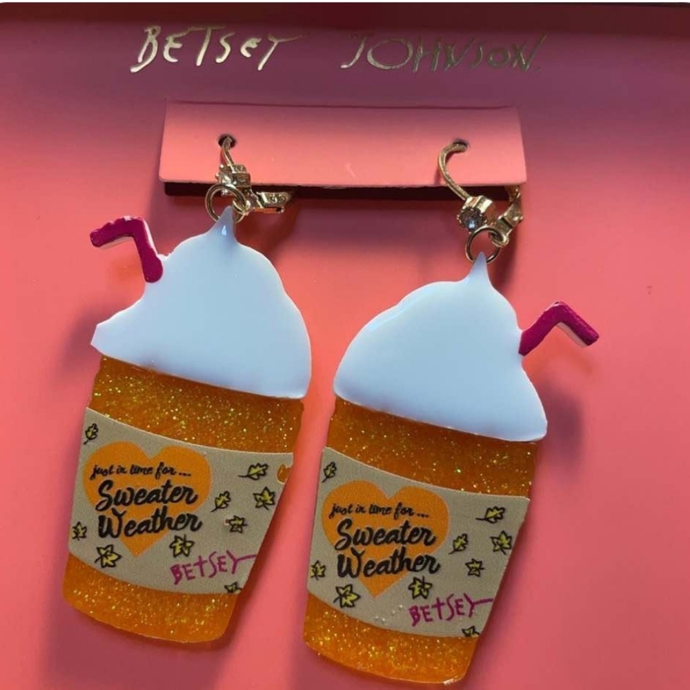❇️🧚‍♀️Betsey Johnson DISCONTINUED PSL Earrings NWT/NIB